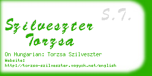 szilveszter torzsa business card